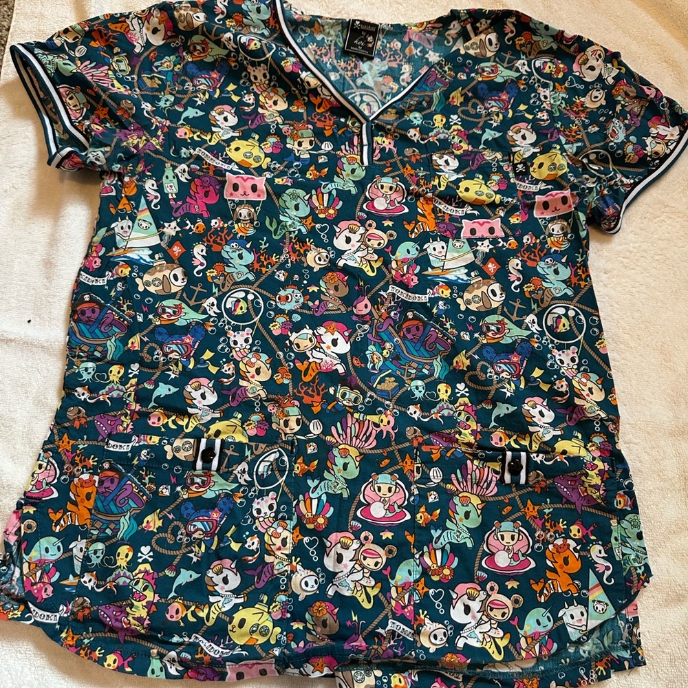 Tokidoki Scrub Top